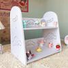 Librero de Escritorio del Fabricante Almacenamiento Creativo para Dormitorio de Estudiante Estante de Almacenamiento para Escritorio Tablero de Madera-Plástico Estante de Almacenamiento Multicapa Caja Organizadora