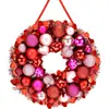 Decorações de Guirlanda para o Dia dos Namorados Transfronteiriças, Bolas Coloridas de Cinchona Vermelha, Guirlandas para Pendurar em Janelas e Portas, Enfeites Pendurados para Decoração de Cena do Dia dos Namorados Chinês