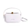 Bolsa de mão transfronteiriça com um toque vintage de luxo leve, bolsa de ombro feminina de nicho para comércio exterior com blocos de cores, bolsa crossbody, novo modelo