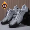 Sapatos Doudou Masculinos Novos Outono Slip-On Sapatos Casuais Couro Solado Macio Sapatos Esportivos Tênis para Estudantes Tênis