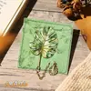 Marcador de Metal con Pintura al Óleo Retro Personalizado de Alta Gama Exquisito Soporte para Páginas de Lectura Estudiantil Floral Romántico Cultural Creativo Pequeño Regalo