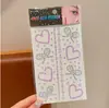 Decorações Faciais Infantis, Adesivos de Pérola, Maquiagem para Meninas, Adesivos de Olho com Strass para Palco Escolar, Adesivos de Maquiagem para Apresentação de 1º de Junho