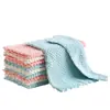 Pano de Limpeza com Padrão de Abacaxi, Fácil de Remover Manchas, Não Retém Óleo Facilmente, Pano de Limpeza Doméstico para Cozinha, Toalha de Mão Absorvente de Fleece Coral