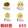 Promoção 831 botão de pressão de quatro partes 201 botões de metal 633 botão de pressão para jaqueta de plumas jaqueta acolchoada de algodão fornecimento em grande estoque