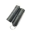 Contenedor Hermético Impermeable de Aleación de Aluminio, Botella de Medicina de Emergencia para Exteriores, Llavero de Almacenamiento Impermeable de Metal, Equipo de Supervivencia para Camping