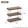 Novo rack de armazenamento estilo vintage para sala de estar e escritório, organizador de espaço de mesa, rack multifuncional para colocar garrafas de água e perfumes