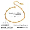 Estilo Silencioso y Dulce Collar de Flor de Acero Inoxidable de Oro de 18 Quilates para Mujer, Joyería de Alta Gama, Accesorios Transfronterizos, Diseño de Nicho