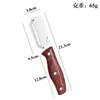 Cuchillo pelador de acero inoxidable, raspador de cocina, pelador doméstico, cuchillo de caña gruesa, cuchillo para piña, lechuga, cáscara de calabaza.