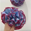 Estilo Coreano Rojo, Azul y Blanco Rayas Azules Contrastantes Cuerda para el Cabello Linda Infantil Cuerda para Cola de Caballo Banda de Goma Nueva Accesorios para el Cabello para Mujeres