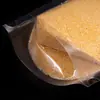 Sacos plásticos transparentes auto-selantes para embalagem de alimentos para doces, flores, chá, nozes e grãos, sacos plásticos de embalagem espessados