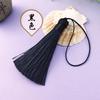 Nudo chino borla pendiente de oreja pendientes marcapáginas diy colgante de abanico de oreja para colgar accesorios de ropa cheongsam Hanfu material