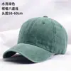 Boné de beisebol lavado com logo personalizado, boné liso de brim macio lavado, boné de bico de pato desgastado de algodão puro em pequena escala com bordado