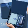 Set de Caja de Regalo para Portátil en Stock con Memoria USB y Recambios para Bolígrafo, Portátil Personalizable para Regalos Escolares y Corporativos con Logo Personalizado