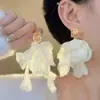 Brincos Pingente Flor de Tecido Estilo Verão Praia Férias Brincos Estilo Floresta Brincos Frescos Doces para Mulheres 2026