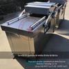 Máquina de embalagem a vácuo de câmara dupla de arroz úmido e seco Equipamento de selagem de bolinho de arroz de arroz multifuncional máquina de embalagem a vácuo multifuncional
