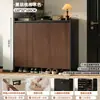 Zapatero estilo vintage para entrada de casa, nuevo modelo 2026, multicapa, resistente y duradero, hecho de panel ecológico de madera maciza, mueble para recibidor