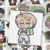 126 Imágenes Originales de Pixel Art, Dibujos de Arte con Cuentas, Pegatinas, Jiang Tian, Sheng Wang, Mo Dao, Tianguan, Déjame Esperarte, Materiales Versión Q