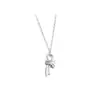 Collar de Nudo de Cuerda Trenzada de Plata de Ley 925 para Mujer Estilo Coreano Moda Commuter Celebridad de Internet Ins Mismo Estilo que el Libro Rojo Nudo Cadena Clavícula
