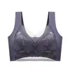 Sujetador de encaje del sudeste asiático transfronterizo con copa fija fina, espalda descubierta en forma de U para mujer, talla grande, push-up de seda helada, sujetador bonito para la espalda