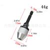 Portabrocas de cambio rápido al por mayor de 0.3-6.5mm con vástago hexagonal, portabrocas autocentrante de tres mordazas para broca helicoidal