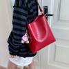 Bolso de Mujer de Gran Capacidad para Comercio Exterior 2025 Nueva Moda Bolso Cubo de Nicho Simple Versátil de Hombro Cruzado Bolso Madre-Hija