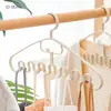 Colgador de ola japonés para el hogar, dormitorio de estudiante, sin costuras, antideslizante, multiusos, perchero para colgar ropa, corbatas, ropa interior, estante de almacenamiento