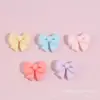 Acessórios de Resina de Laço Multicor Fofos DIY Cola de Creme Capa de Celular Feita à Mão Chaveiro Crocs Presilha de Cabelo