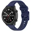 Adecuado para Oppo Watch Sport Correa de Silicona con Hebilla de Color Oppo Sport Correa Transpirable con Agujeros de Silicona