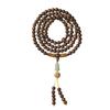 Cuentas de rosario de sándalo verde multicírculo de mano naturales Jade Dongling colgante de calabaza pequeña pulseras de sándalo dorado para hombres y mujeres Venta al por mayor