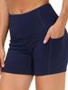 Pantalones de Yoga Populares Europeos y Americanos Transfronterizos Leggings de Cintura Alta Levanta Glúteos Shorts Deportivos para Correr al Aire Libre Fitness para Mujer