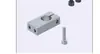 Câmera industrial de visão computacional CCD linha de produção de projeto placa de fixação de suporte simples pode ser personalizada com suporte de montagem óptica