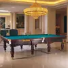 Mesa de Billar Qx Xinxing Estándar para Adultos de Uso Doméstico Mesa de Billar Rusa con Bolas de Bolsillo Billar Estilo Ruso Bola Ocho Negra
