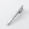 En stock boutique galvanizado plata arenado brillante diamante clip para corbata comercio exterior venta caliente accesorios formales para hombre clip para corbata profesional