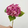 Flores de Hortensia Artificiales con Textura Realista y Efecto Hidratante para Decoraciones de Hotel y Arreglos Florales de Boda