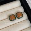 Pendientes de azúcar de color contrastante retro estilo Hong Kong, pendientes femeninos únicos de nicho que combinan con todo, pendientes de chica sexy, pendientes sencillos de viento frío al por mayor