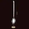 Fabricantes Cuidadosamente Selecionados de Colheres Infantis, Colheres Yuanbao 316, Colheres de Sopa com Cabo Longo, Colheres de Sobremesa Fundas para Restaurante, Aço Inoxidável