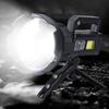 Nueva lámpara portátil recargable COB transfronteriza con power bank Foco XHP50 luz fuerte soporte correa linterna