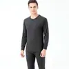 Conjunto de ropa interior térmica y pijama de forro polar térmico de doble cara para hombre, ropa de dormir cálida de invierno para hombre, a prueba de frío y de calentamiento rápido