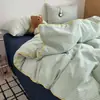 Nova capa de edredom de gaze dupla camada 2026, peça única, 150x200x300, adequada para quartos de dormitório, cama de solteiro, conjunto de cama de quatro peças