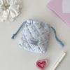 Bolsa de Cordón de Cuadros de Cereza Mini de Aspecto Elegante Bolsillo Sachet para Habitación de Estudiante Bolsa de Almacenamiento Bolsa Colgante Bolsa de Almacenamiento Portátil para Viajes