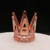 Pequeña Corona Decoración de Pastel Vintage Infantil Mini Adornos de Corona de Cumpleaños Princesa Dorada Plateada Corona de Pedrería