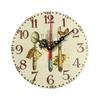 Reloj de Mesa de 12 cm Decoración de Sala de Estar Reloj Reloj Digital Creativo Tablero de Densidad Reloj Silencioso Fábrica Punto Venta al por Mayor