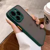 Funda translúcida esmerilada para teléfono móvil Apple 17Promax, todo incluido, simple, tacto de piel, iPhone16, anticaída, funda suave