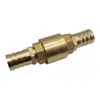 Válvula de retención de boca de pagoda Insertar Manguera de goma Válvula unidireccional Doble cabeza Boca de cobre con resorte Funda de válvula de flujo inverso Manguera de goma de alambre de acero Válvula de tubería de agua