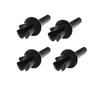 Remache ciego universal de plástico para automoción, electrodoméstico fijo, hebilla de clavo de sauce negro, productos para el hogar, clavo fijo, clavo removible, clavo de martillo