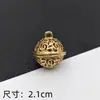 Acessórios de Sino Artesanais DIY Materiais Tamanho Huakian Gu Palácio das Joias Pulseira de Sino Chaveiro Telefone