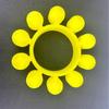 Acoplamento de Poliuretano Mt Flor de Ameixa Amortecedor de Borracha Poliuretano Pad Elástico Hexagonal Pad Flor de Ameixa Pad