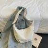 Bolsa de Lona Informal Sencilla Tipo Bollo para Mujer, Bolso de Hombro Cruzado Ligero y Versátil, Bolsa Grande de Capacidad para el Trabajo, Nuevo Modelo 2026