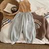 Pantalones deportivos para niño con forro polar 2025 Invierno Nuevo para niños Pantalones deportivos casuales de lana integrada Niño pequeño Bebé Pantalones de invierno