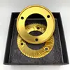 Galileo-Q18 Molinillo Disco Cortador Disco de Molienda Disco Cortador Chapado en Titanio Disco Cortador Dorado Disco Cortador Universal de 74 mm
